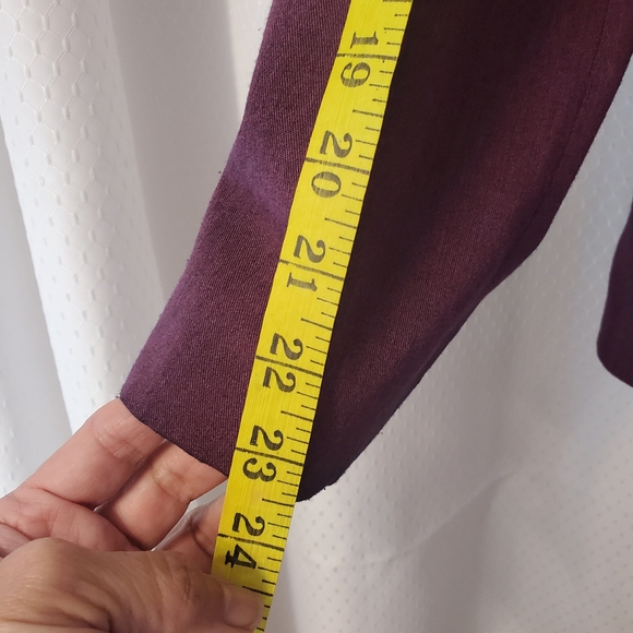 Styleworks blazer jacket business casual plus size 14 Burgundy. - Picture 13 of 16